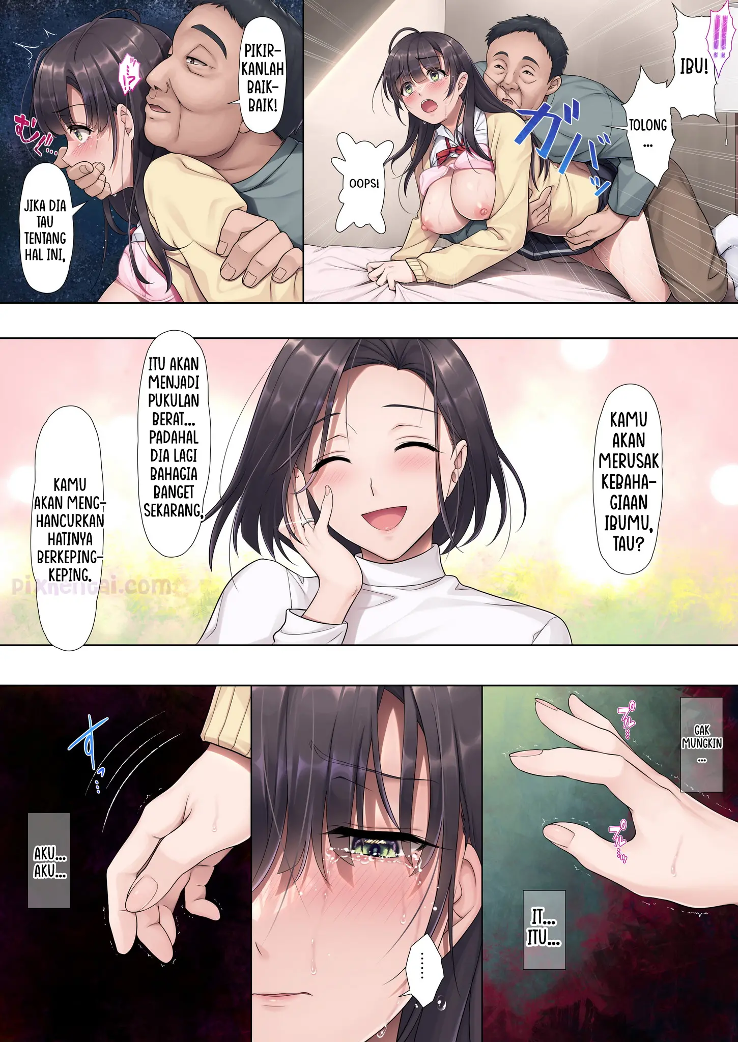 Komik hentai xxx manga sex bokep Otou-san Yamete Ayah Tiri baru pilihan Ibu 22